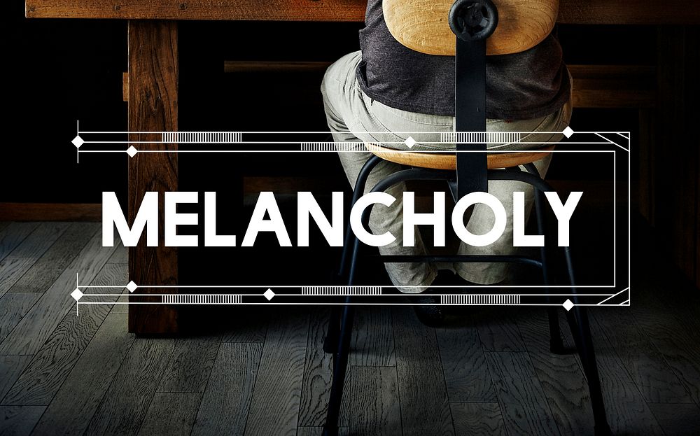 Melancholy Relax Work Space Word Concept