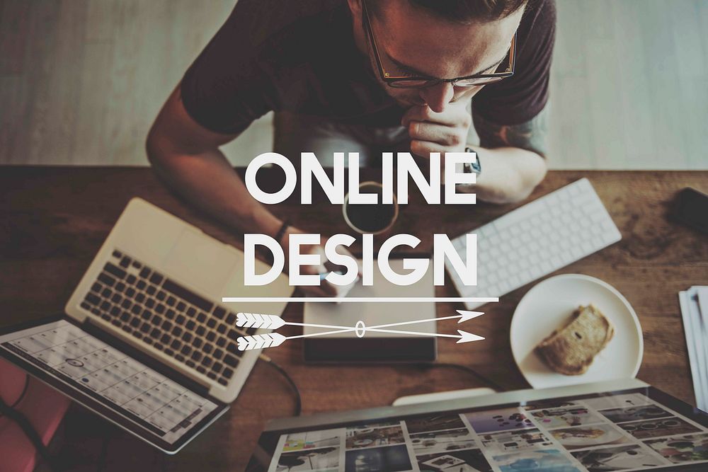 Online Business Work Office Art Concept