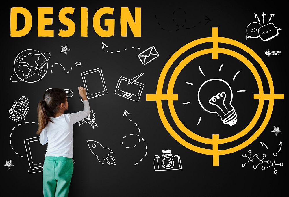 Vision Thinking Progress Invention Design Graphic Concept