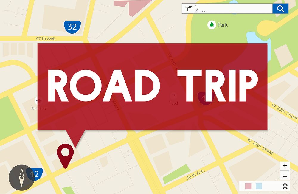 Roadtrip Journey Travel Car Direction Destination Concept