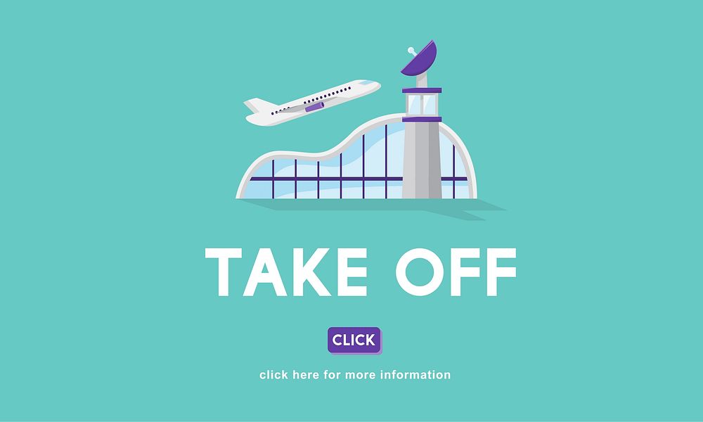Take Off Business Trip Flights Travel Concept
