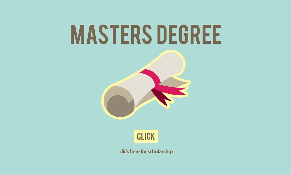 Master's Degree Knowledge Education Graduation Concept