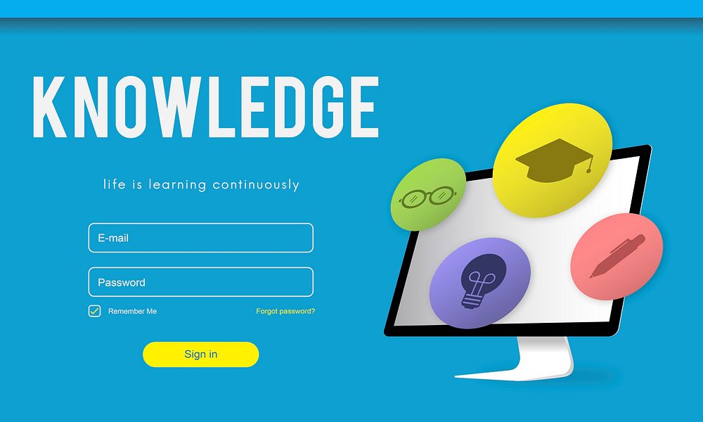 Training Study Knowledge E-learning Concept