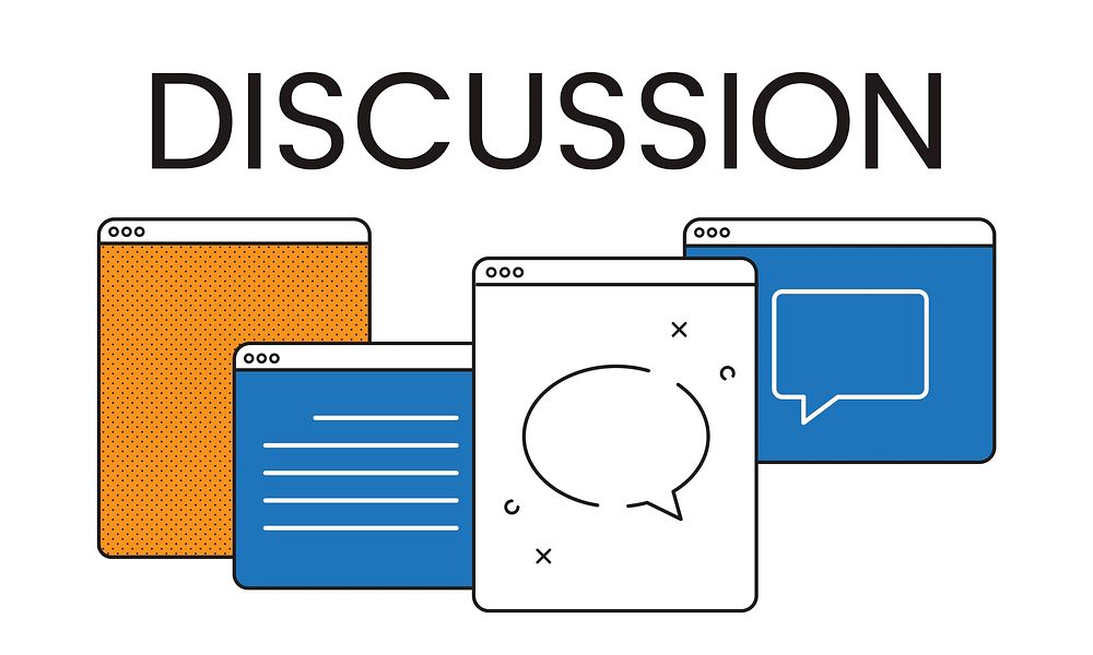 Discussion Communication Conversation Talk Concept