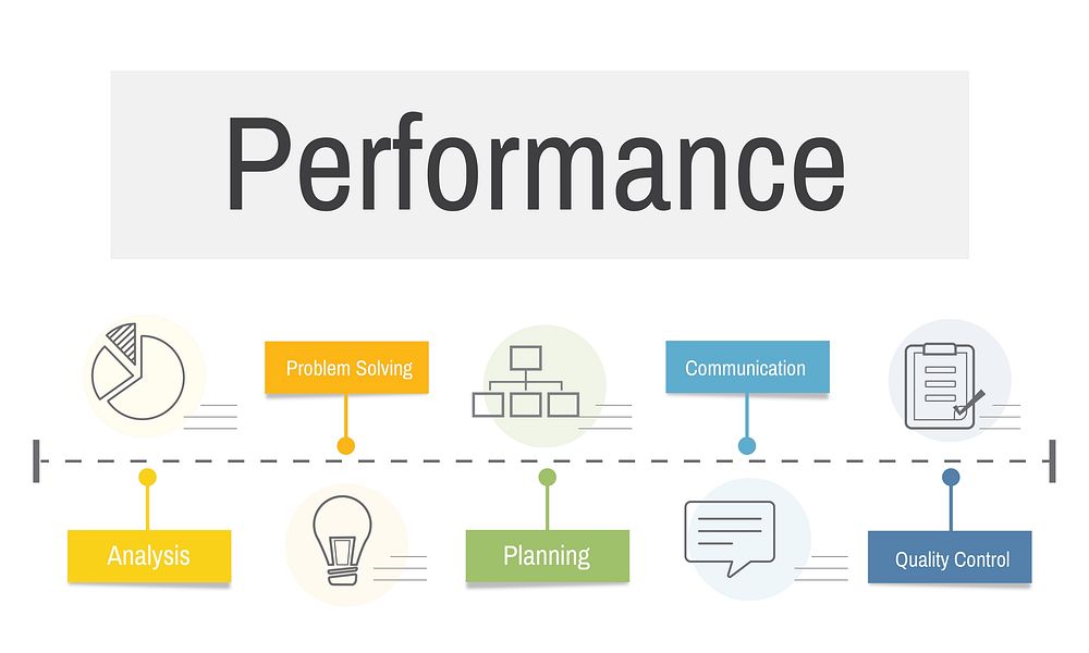 Operation Process Performance Development Icon
