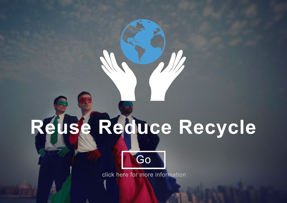 Reuse Reduce Recycle Eco Friendly Concept