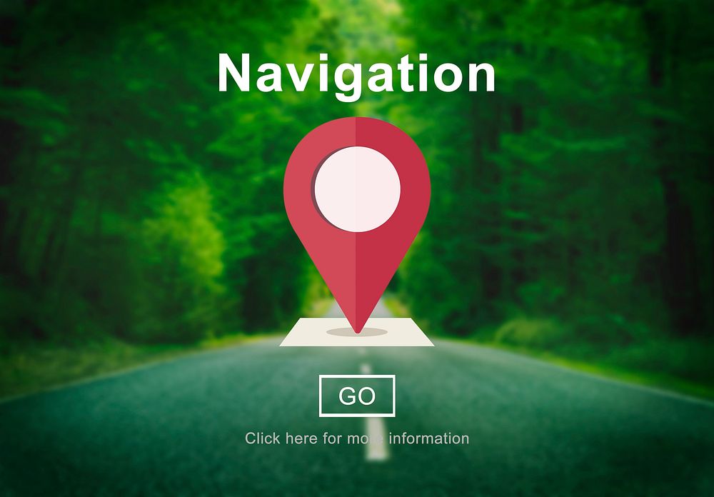 Navigation Position Maps Services Concept