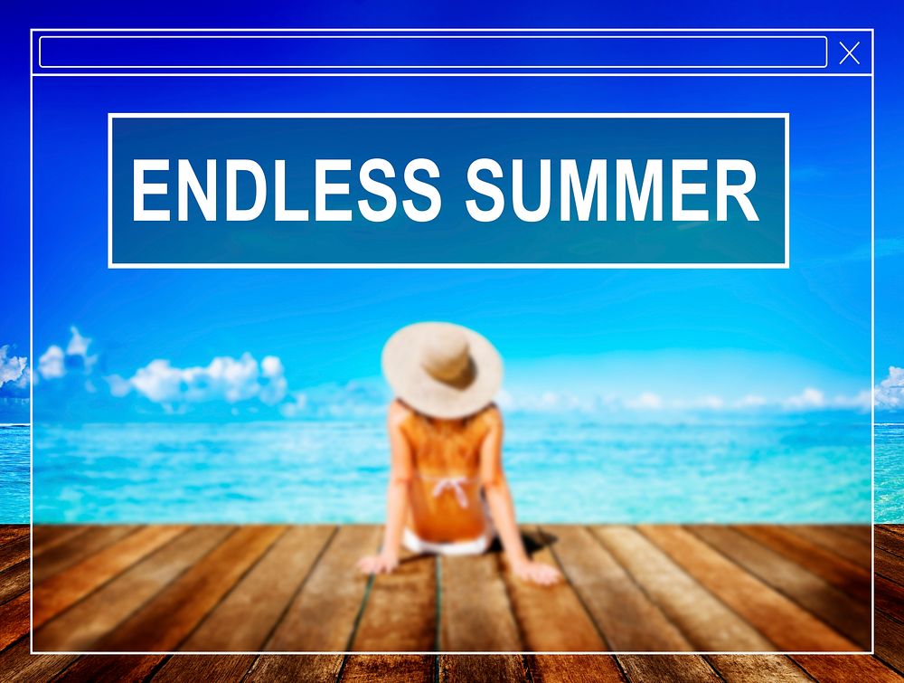 Endless Summer Beach Friendship Holiday Vacation Concept