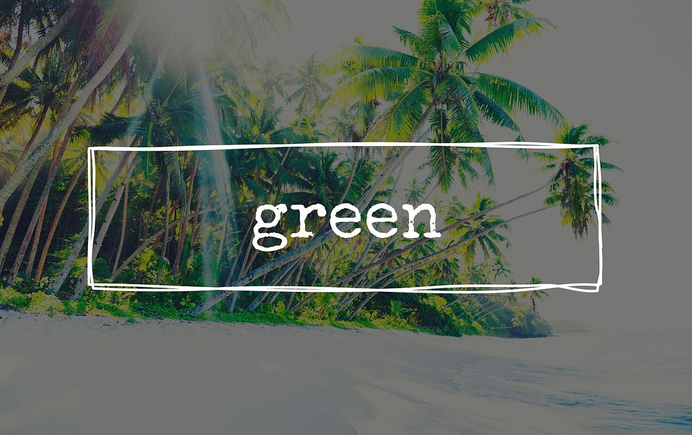Green Nature Scenic Beach Earth Concept