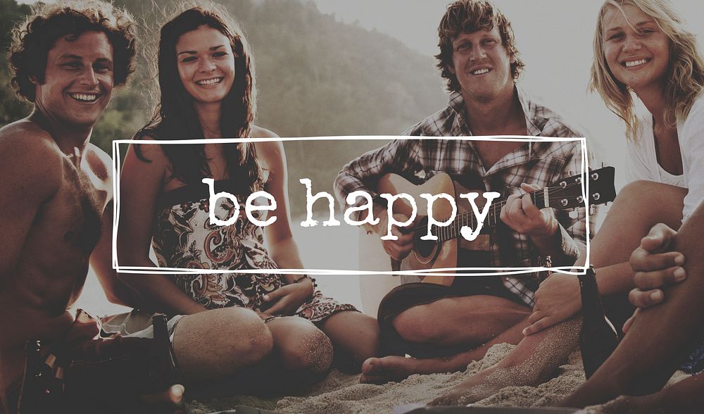 Be Happy Happiness Enjoyment Relaxation Positivity Concept