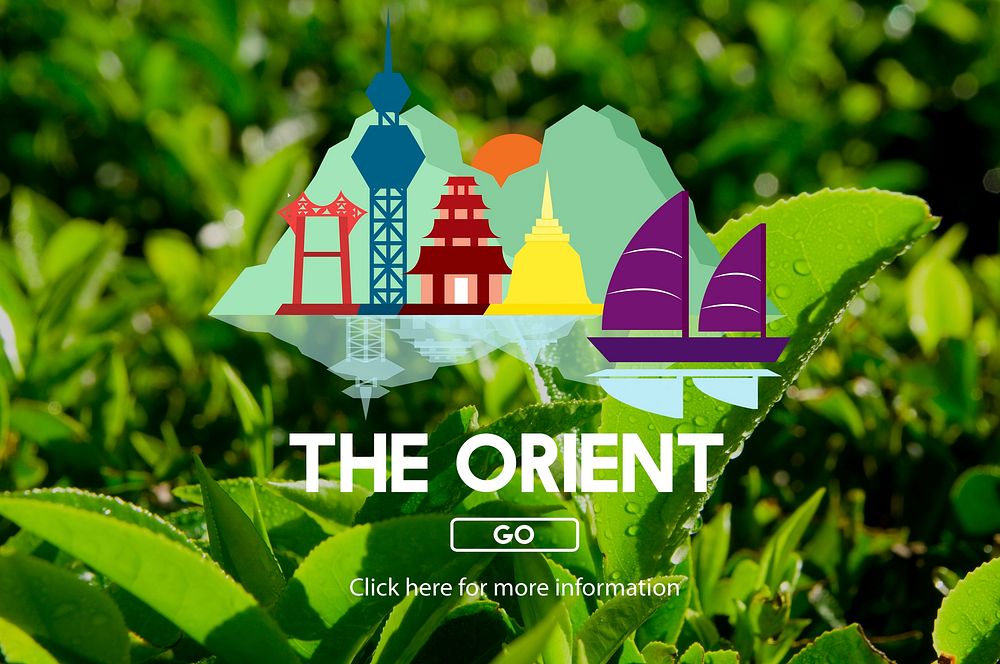 Orient Culture Famous Landmark East Tourism Concept