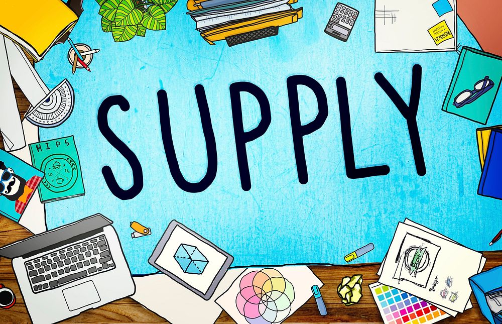 Supply Production Strategy Distribution Business Concept