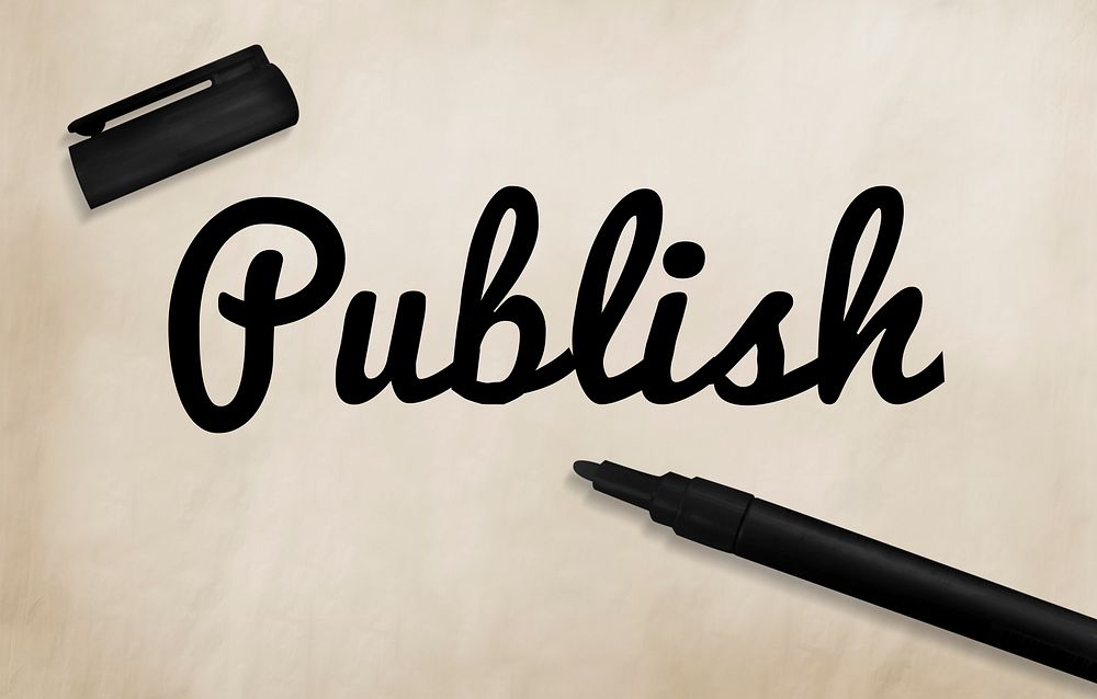 Publish Writing Editing Journalism Concept