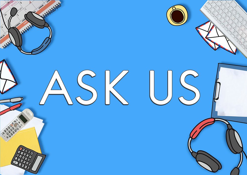 Ask Us Enquire Question Information Contact Concept