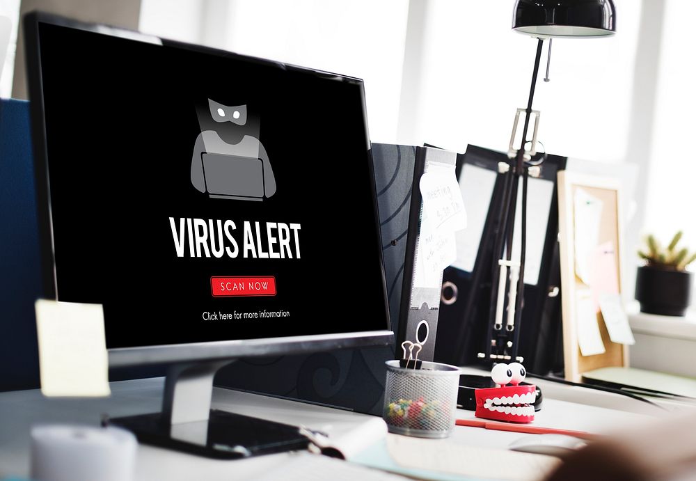 Scam Virus Spyware Malware Antivirus Concept