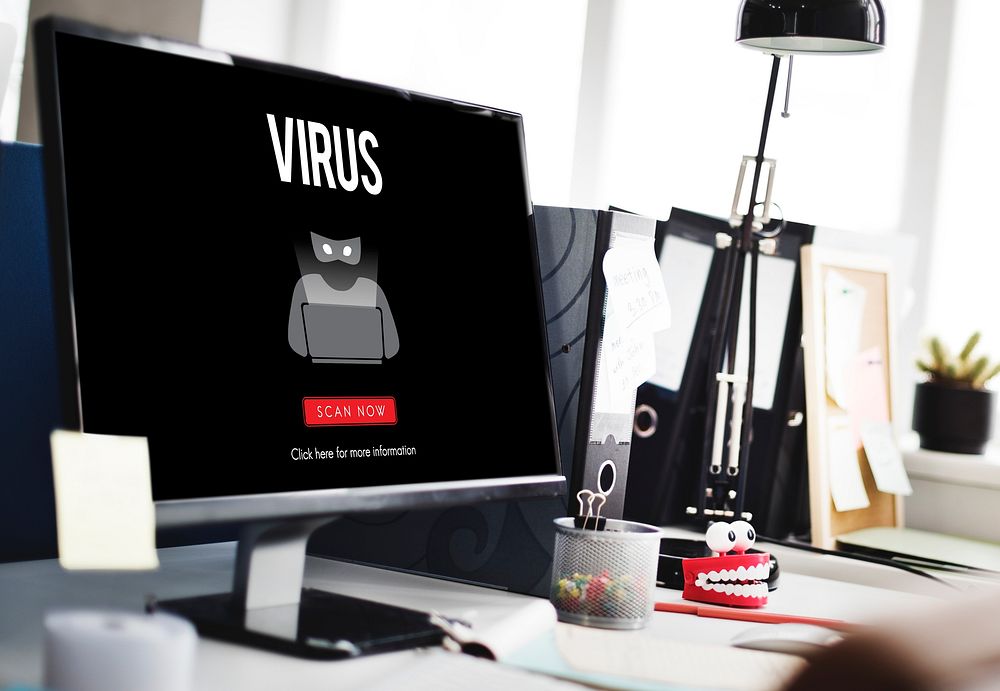 Scam Virus Spyware Malware Antivirus Concept