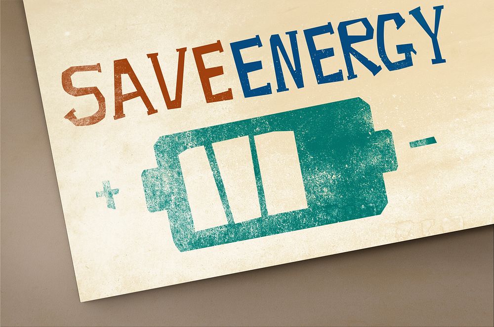 Save Energy Power Light Eco Concept