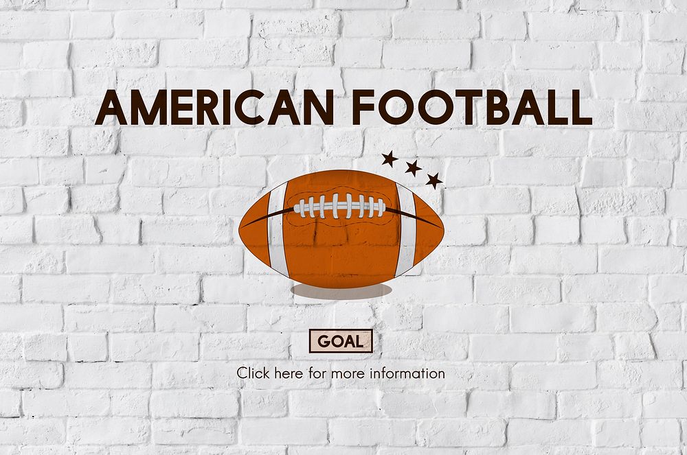 American Football Goal Game Rugby Concept
