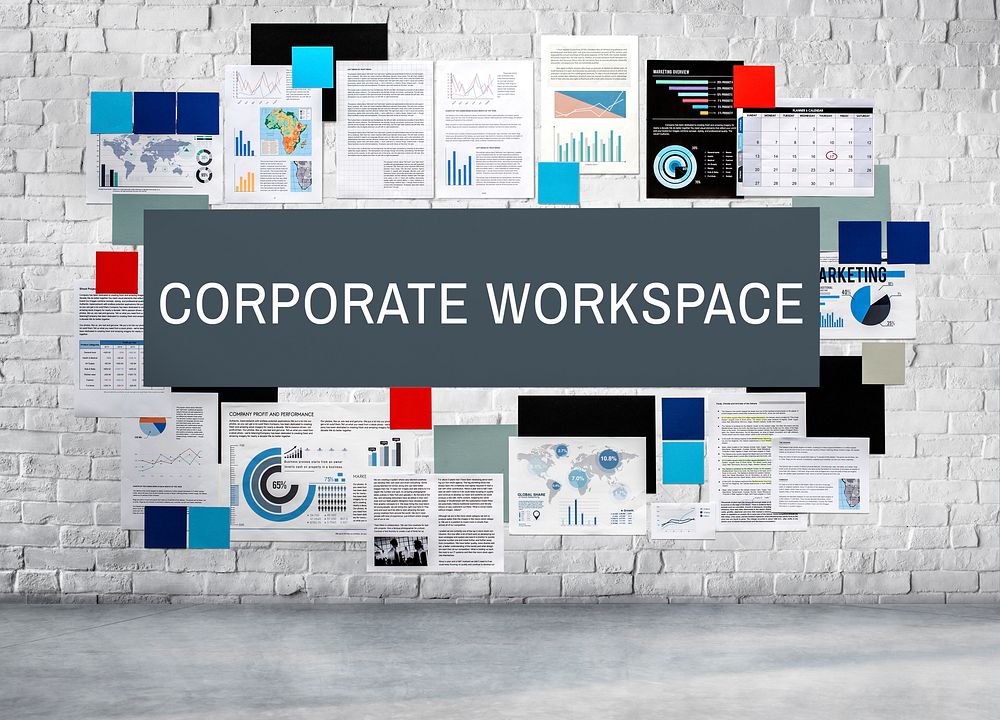 Corporate Workspace Company Office Structure Concept