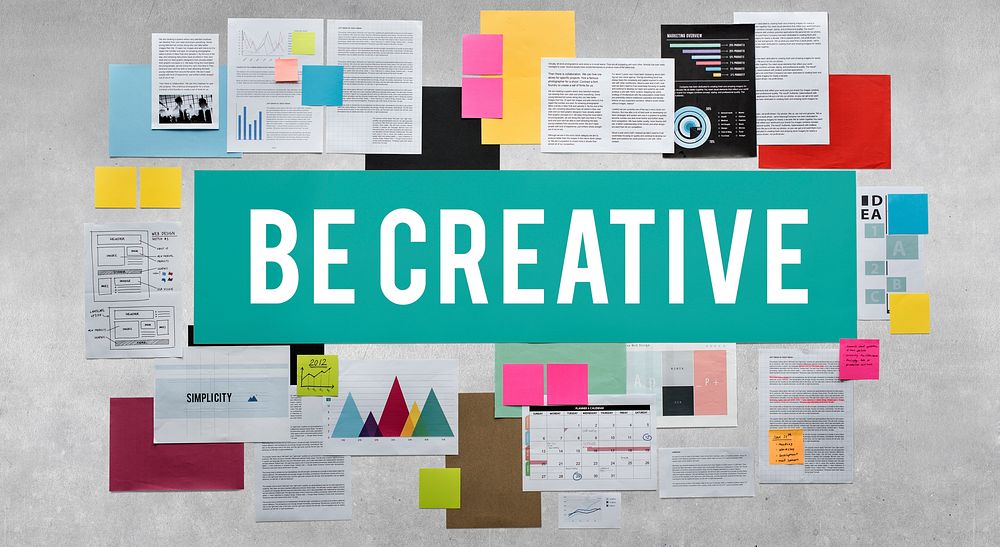Be Creative Design Ideas Imagination Imagine Concept