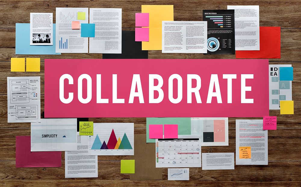 Collaborate Cooperation Union Unity Teamwork Concept