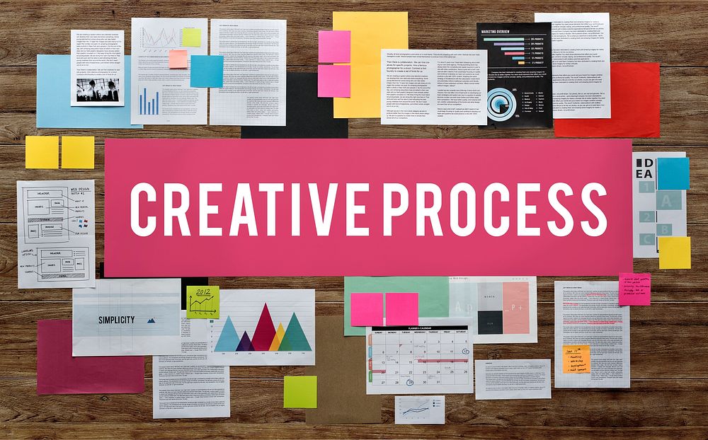 Creative Process Action Inspiration Invention Skill Concept