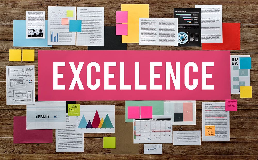 Excellence Expert Ability Expert Intellience Good Concept