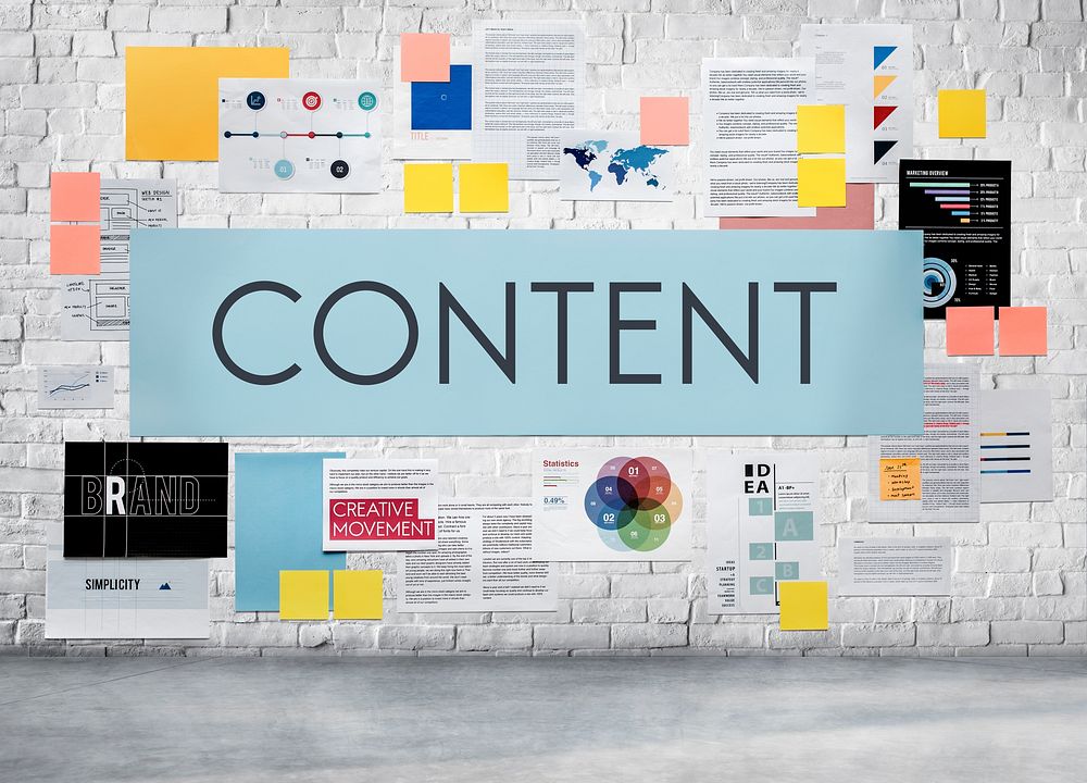 Content Bloggng Multimedia Social MEdia Connection Concept