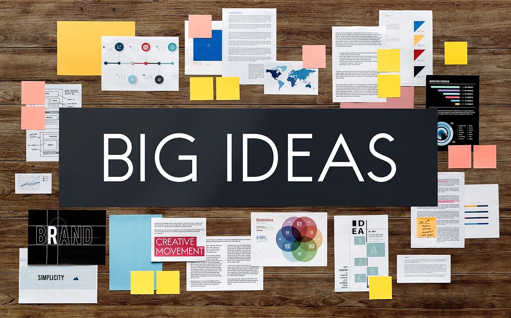 Big Ideas Creativity Plan Strategy Design Thoughts Concept