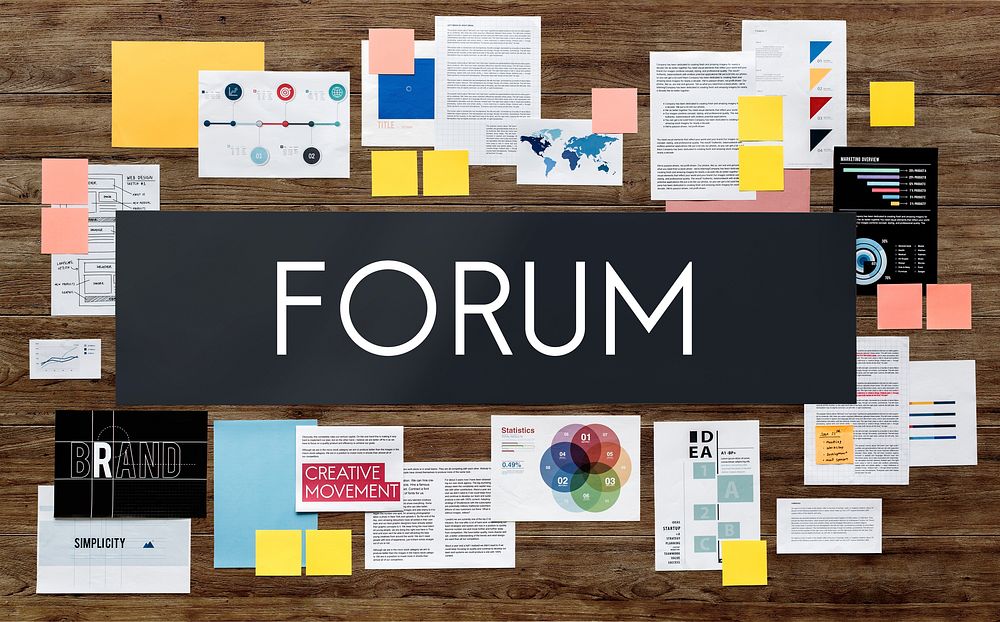 Forum Conference Information Business Concept