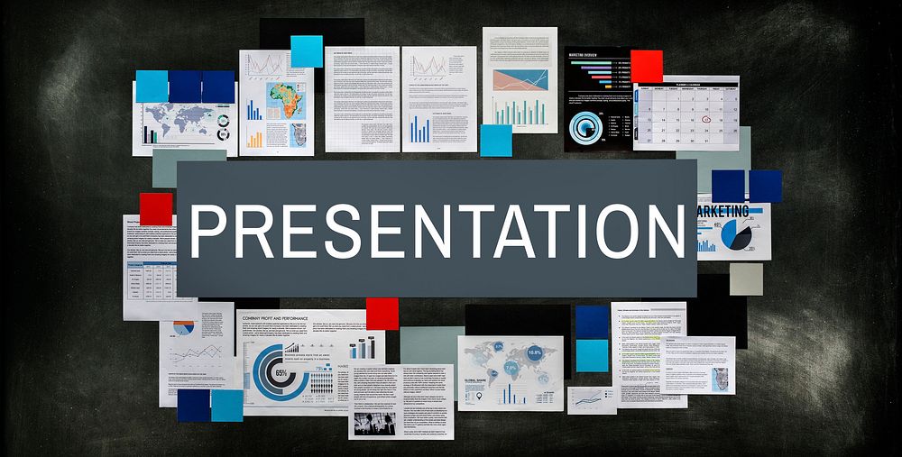 Presentation Communication Giving Information Concept