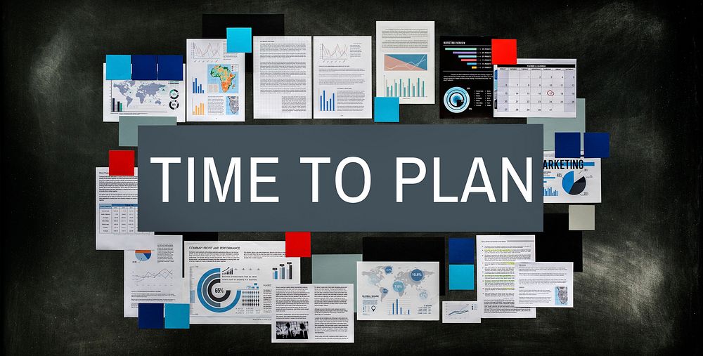 Time To Plan Management Organization Concept