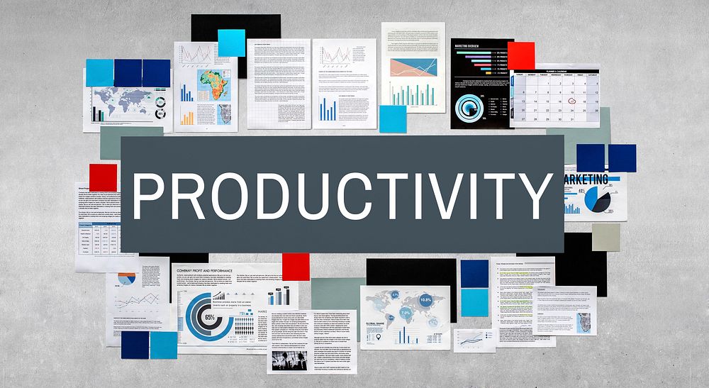 Productivity Results Work Flow Production Concept
