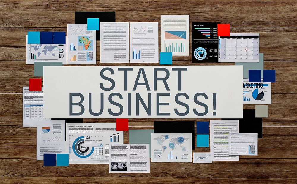 Start Business Startup Development Goal Concept
