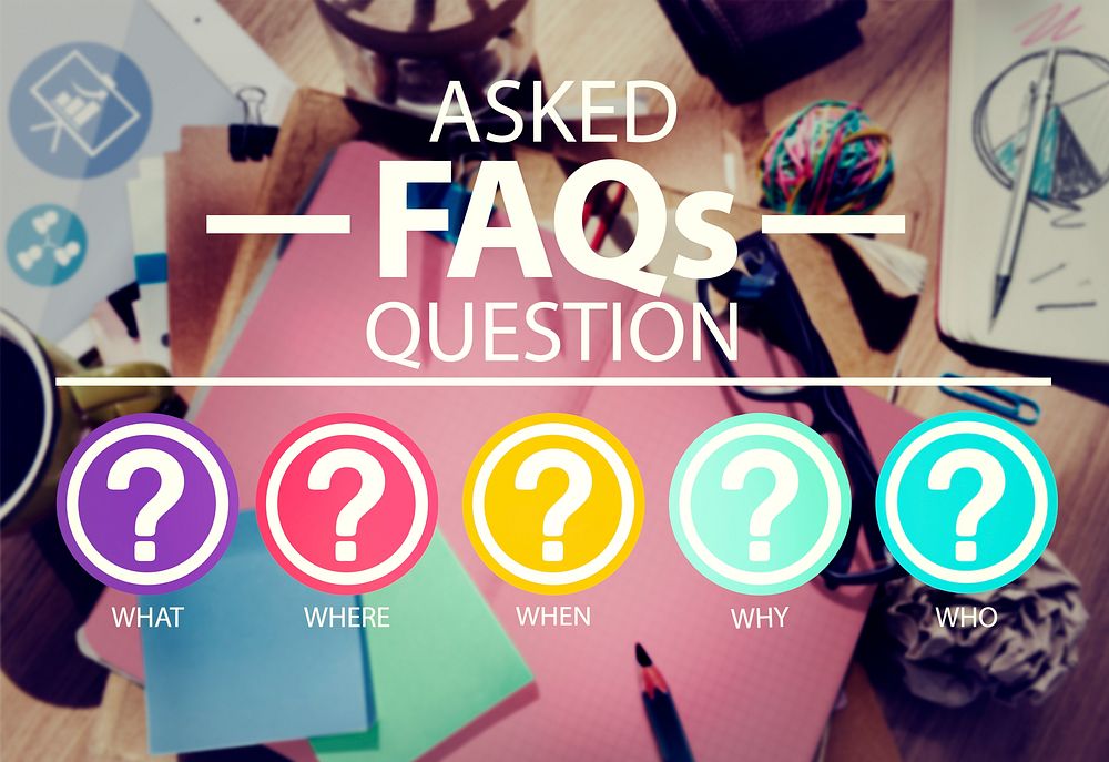 Frequently Asked Questions FAQ Problems Concept