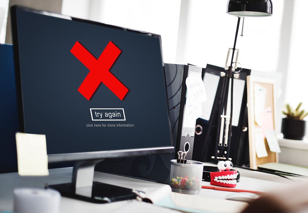 Warning Problem Spam Threat Online Website Concept