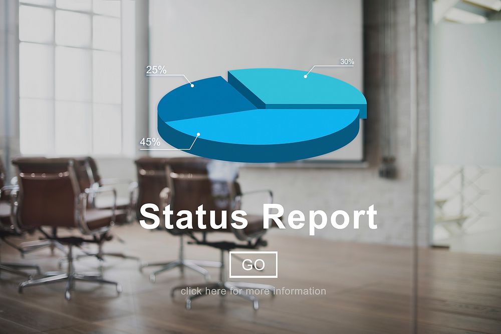 Status Report Result Economy Statistic Concept