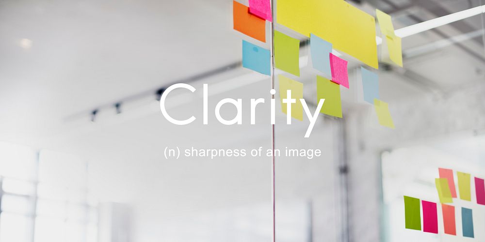 Clarity Design Clear Creativity Visible Simple Concept