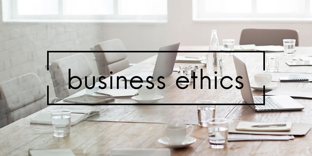 Business Ethics Integrity Moral Policies Concept