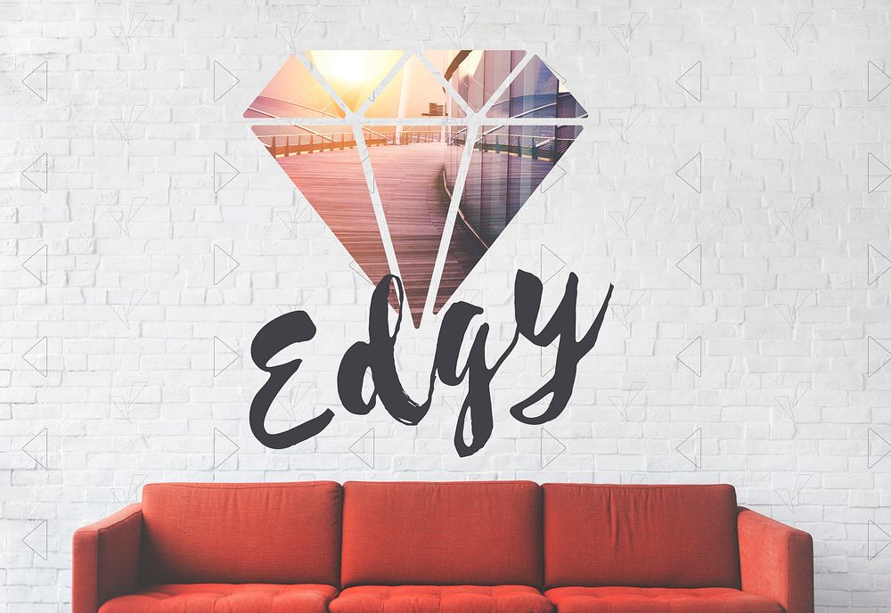 Edgy Different Unique Original Diamond Word