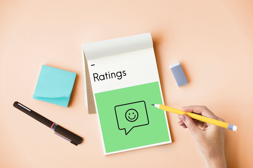 Rating Customer Service Satisfaction Happy Icon Sign