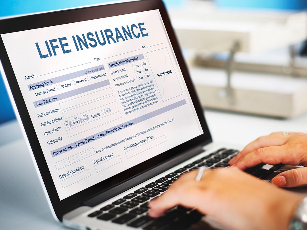 Life Insurance Form Accident Benefits Concept