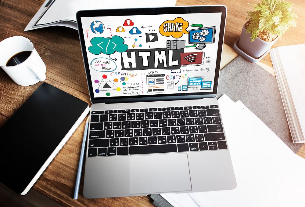 HTML Connectiion Links Digital Communication Concept