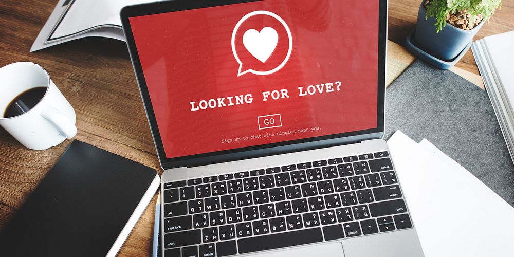 Looking for Love Heart Homepage Concept