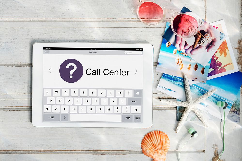 Call Center Information Operator Service Graphic Concept