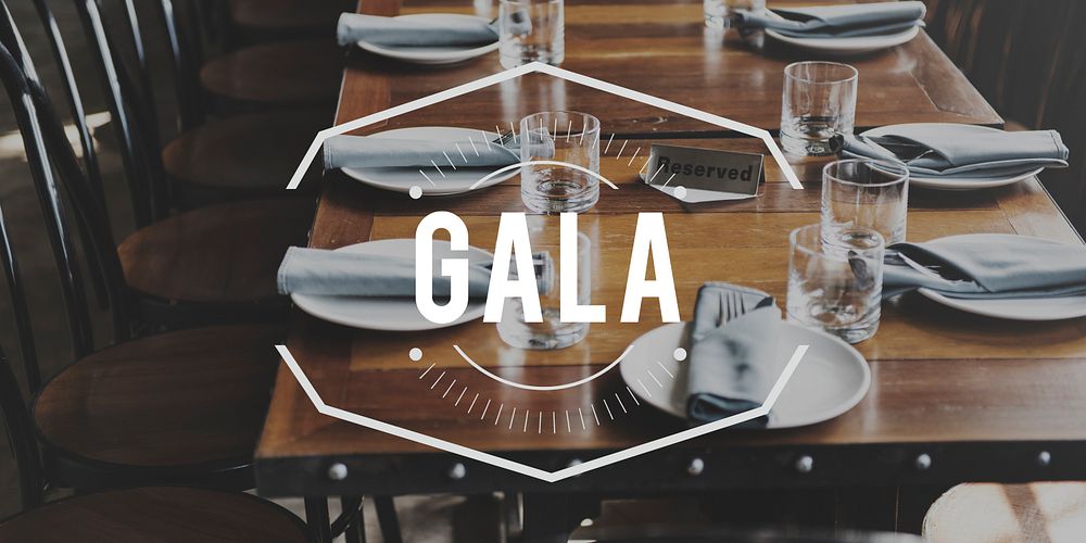 Restaurant Gala Dinner Menu Cuisine