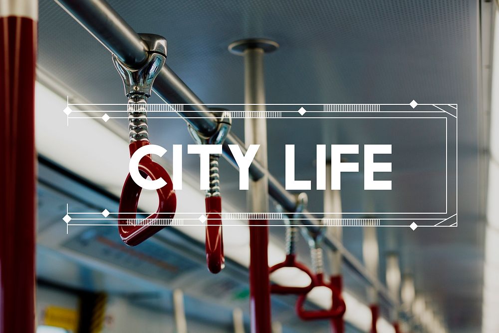 Urban Living City Lifestyle Daily Routine Word