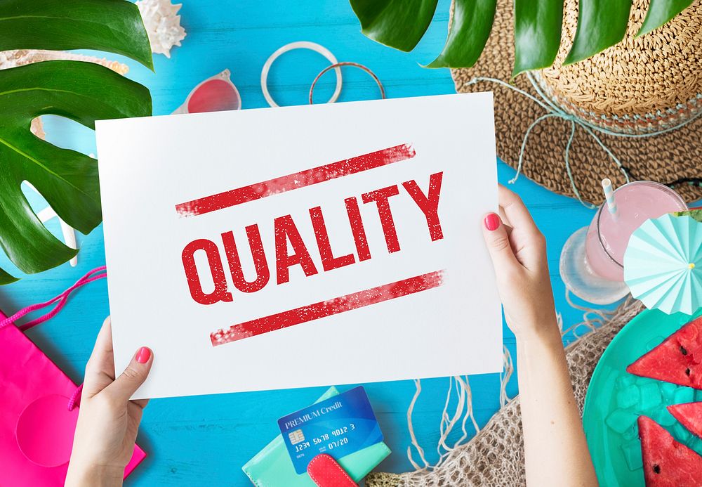 Quality Standard Value Worth Level Class Grade Concept