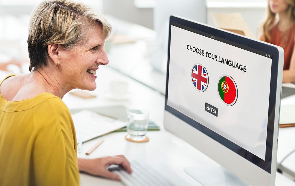 Protugal English Communication Language Concept