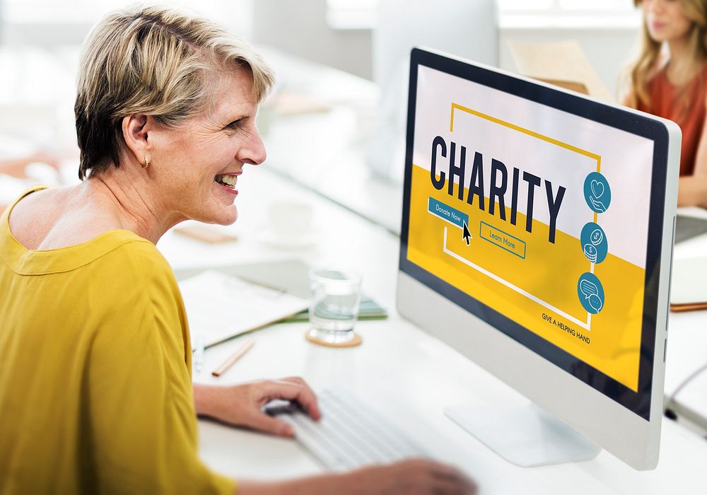 Charity Donation Icons Graphic Concept